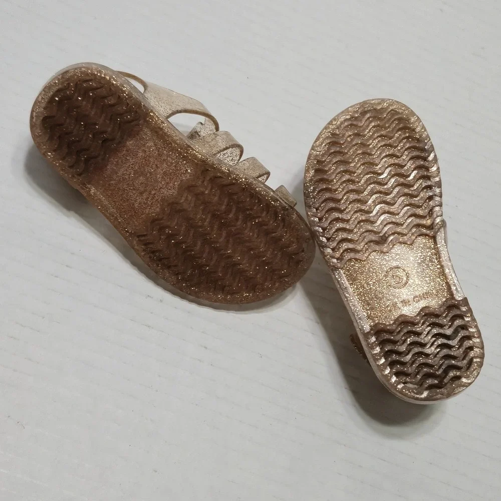 Lot 3 Pairs Baby Girls Size 5 Shoes Gold Glitter Sandals Pink Flowers White Flat